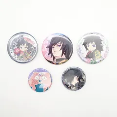 鬼滅の刃 冨岡義勇 缶バッジ 5個 まとめ売り ホログラム 水柱 ufotablecafe きめつ とみおかぎゆう