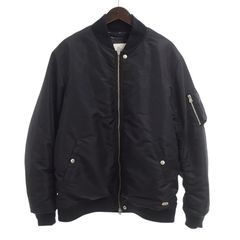クライミー/CRIMIE MA-1 JACKET バック ロゴ ジップアップ ブルゾン ブラック サイズ メンズXLのサムネイル