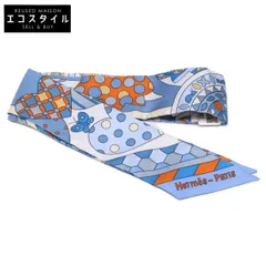 ⭐️美品⭐️ エルメス ツイリー 森のささやき スカーフ ブルー HERMES エルメス ツイリー シルク 森のささやき Les Murmures de