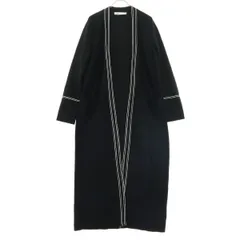 美品 ZARA ザラ 長袖 ロング カーディガン M ブラック レディース 古着