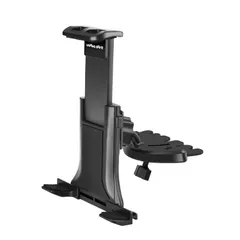 【迅速発送】Unique Spirit 車載ホルダー タブレット スマホ cdスロット式 360度角度調整可 着脱簡単 落下防止 ナビスタンド for Iphone Ipad mini pro air2 Android (4-10.5インチ対応)のサムネイル