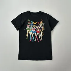 セーラームーン　アニメTシャツ　ブラック　Sailor Moon  Toei animation