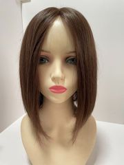 フルウィッグ人毛100%人毛ウィッグ医療ウィッグボブショートストレート広い頭皮 フルウィッグ人毛100%人毛ウィッグ医療ウィッグボブストレート広い頭皮