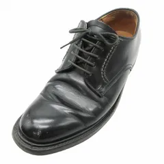 リーガル REGAL 2504 プレーントゥ レザー シューズ 外羽根 レースアップ ドレス ビジネスシューズ 革靴 24.5cm/EE 黒 ブラック メンズ