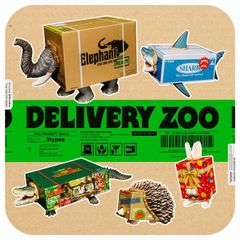 TAKARA TOMY A. R.T.S「パンダの穴 」DELIVERY ZOO デリバリーズー