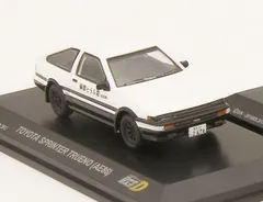 新品 京商オリジナル 1/64 頭文字D トヨタ スプリンター トレノ (AE86) 完成品ダイキャストミニカー K07057A1B [佐川急便]