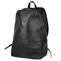 ボッテガヴェネタ BOTTEGAVENETA ロゴ リュックサック バックパック デイパック リュック レザー ブラック メンズ 【中古】のサムネイル
