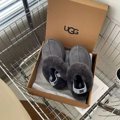 UGG♡厚底♡ファンケット♡24cm♡グレー-