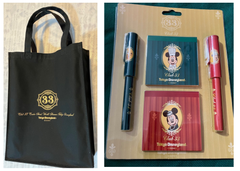 【レア・入手困難】憧れの会員制レストラン「CLUB33（クラブサーティースリー）」【希少グッズ２点SET】「トートバッグ（黒×GOLD）」＆「ボールペンとMEMO帳」