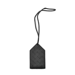 BOTTEGA VENETA ボッテガヴェネタ / ネームタグ イントレチャート トラベルグッズ スーツケース トローリー カーフレザー ブラック オレンジ 416380のサムネイル