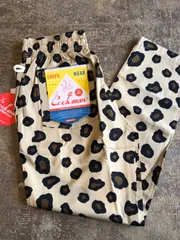 COOKMAN CHEF PANTS 新品 ビッグレオパード柄 ベージュ　ヒョウ