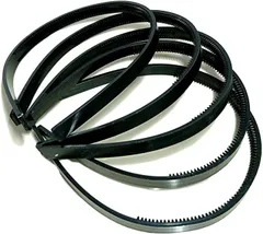 Copeflap カチューシャ 手作り セット 幅 10mm 大容量 黒 ハンドメイド 手芸 素材 こども キッズ プラスチック 20個セット(20個セット)