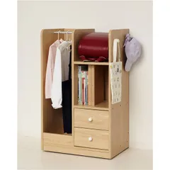 【在庫限り】ｋｏｄｏｍｏｎｏ ランドセルハンガーラック ナチュラル ランドセルラック 子供部屋 ハンガーラック 収納 キッズ収納 キッズ家具 新入学