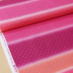 約110×50cm　ハワイアンプリント生地 キャシー中島 キャシーマム ハッピーシャワー 02402-1 ピンク　生地 布地 布 ハンドメイド