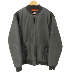 ステューシー 17FW ヘビーサテン ボンバージャケット MA-1 希少】STUSSY 17FW ヘビーサテンボンバージャケット MA-1