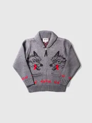 FREAK'S STORE フリークスストアーカウチンカーディガンオオカミ
