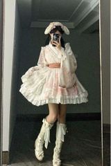 2025年新作 和服風ロリータワンピース！着物風が可愛い和風ロリータファッション！