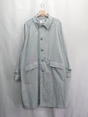 ◇ ⊇ coen コーエン 長袖 トレンチコート サイズXL ブルー レディース E  【1502180077746】