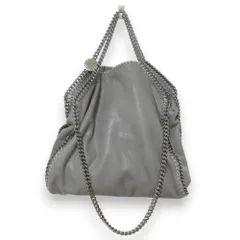 美品 STELLA McCARTNEY ステラマッカートニー ファラベラ 2way トートバッグ ワンショルダーバッグ 234387W9132 グレー シルバー金具 レディース 古着 中古 USED