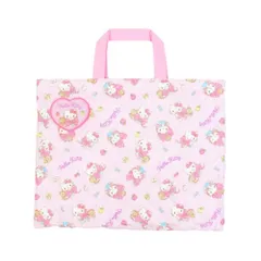 ☆ ハローキティ3 ☆ キルトレッスンバッグ レッスンバッグ キッズ 通園バッグ トートバッグ キルティング キャラクター グッズ キティ マイメロ リトルツインスターズ パウパトロール 仮面ライダー ピングー ドラえもん トーマス ウルトラヒーローズ