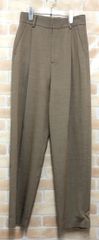【中古】 6(ROKU) ロク TUCK PANTS 8614-299-0291 ブラウン系 34 111414483のサムネイル