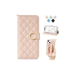 MAGICASE For iPhone14 ケース 手帳型 人気 アイフォン 14ケース 手帳型 スマホケースiphone14 チェック柄 刺繍 あいふぉん14 手帳カバー カード収納 スタンド機能 アイフォン14 保護ケース リング付き おしゃれ可愛い  1