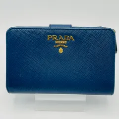 未使用級⭐️PRADA プラダ 1ML018 折財布　サフィアーノメタル　ブルー 2025年最新】PRADA プラダ 1ML018の人気アイテム - メルカリ
