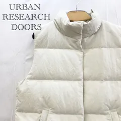 URBAN RESERCH DOORS アーバンリサーチドアーズ  ダウンベスト アイボリー M レディース