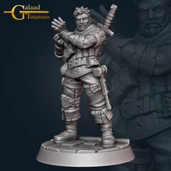 Galaad Miniatures | Letho the tax collector | 3Dプリント ミニチュア TRPG