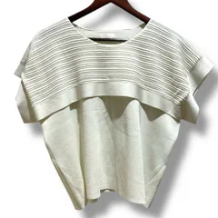 Ballsey ボールジィ ボールジー TOMORROWLAND トゥモローランド 半袖カットソー 半袖 トップス カットソー S ホワイト 白 レディース 夏 ゴーゴー古着久喜倉庫店 No.1016