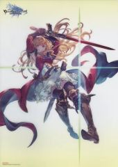 [중고] 포스터 재킷 일러스트 사용 A3 클리어 포스터 빌라 [Blu-ray/DVD GRANBLUE FANTASY The Animation Season 2 -그랑 블루 판타지 지 애니메이션- Vol.1] 아마존 구입 특전