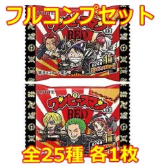 【中古】アニメ系トレカ ◇ワンピースマンチョコRED フルコンプリートセット