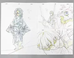 【中古】原画イラストボード 鬼滅の刃 Blu-ray/DVD 7巻 ufotable購入特典 複製原画セット