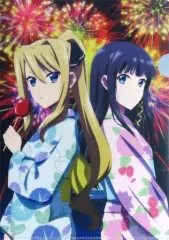 【中古】クリアファイル [単品] 司波深雪＆一色愛梨 描き下ろしA4クリアファイル 「Blu-ray/DVD 魔法科高校の優等生」 アニメイト全巻購入特典