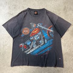 80sハーレーダビッドソンREAL STEEL神フェードTシャツ黒USA製XL - メルカリ