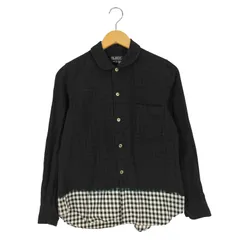 コムデギャルソンコムデギャルソン COMME des GARCONS コムコム AD2010 丸襟 ウールシャツ 長袖 ブラウス S 黒 2025年最新】コムデギャルソン 丸襟の人気アイテム - メルカリ