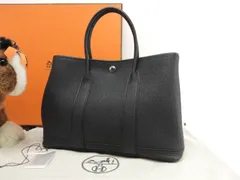 エルメス ガーデンパーティTPM ネゴンダ 黒 ハンドバッグ トートバッグ 極美品@Z 3のサムネイル