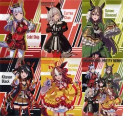 【中古】クリアファイル 全6種セット オリジナルA4クリアファイル 「ウマ娘 プリティーダービー×ローソン」 対象お菓子購入特典