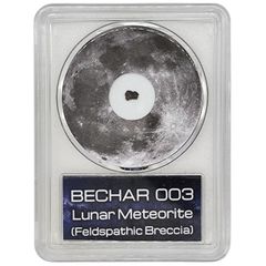 【送料無料】つくしサイエンス 月隕石 月の石 公式隕石名"Bechar003" 本物保証 月起源隕石 月面上の岩石がアルジェリアに落下【返品・交換保証】