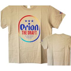 沖縄　Orion　ロゴTシャツ　サンドカーキ　М