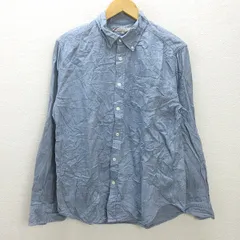 G■ユナイテッドアローズ/UNITED ARROWS ADAYINTHELIFE 長袖BDシャツ/コットン【XL】青系/men's/98【中古】■