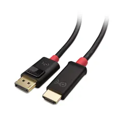 Cable Matters 4K DisplayPort to HDMI 変換ケーブル - 2m、単方向DP - HDMIケーブル、4K@30Hz、ブラック 1