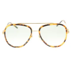 MARC JACOBS (マークジェイコブス) MARC136/S ティアドロップサングラス 眼鏡 アイウェア ゴールド/ブラウンのサムネイル