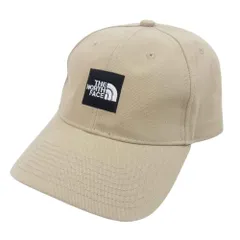 THE NORTH FACE ノースフェイス NN41911 Square Logo Cap スクエアロゴ キャップ 帽子 ベージュ系 FREE【中古】