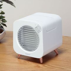HINYA RICH コンパクト卓上冷風扇 保冷剤付き SY-122 自然な ひんやり 涼しい 風 快適 やさしい
