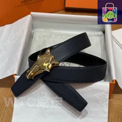 【今日WTO】Hermes エルメス Yachting バックル ダブルフェイスベルト-1-SHF46
