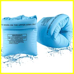 腕 アームヘルパー 浮き輪 浮き具 水泳補助 子供用浮き輪 アームブイ 子供用スイミング補助具 大人用腕浮き輪 強い浮力 アームリング 幼児用 男女兼用 スイミング 補助具 DELUXEFOX 水泳用品 水泳練習用具 15KG-90KGに適用