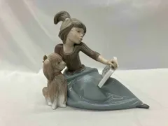 犬の親友＃5688☆リヤドロスペインポーセリンヴィンテージ