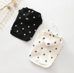 犬の服　星柄パーカー