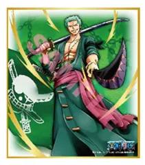 【中古】紙製品(キャラクター) ロロノア・ゾロ 「ワンピース ビジュアル色紙コレクション」